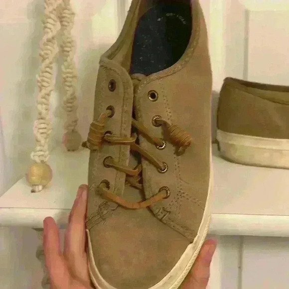 Tan and Brown Sperry Slip-On Shoes - Picture 11 of 13